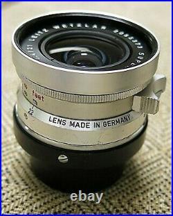 Leica 21mm f/3.4 Super-Angulon M-Mount Lens, Chrome, Leitz Wetzlar, Germany