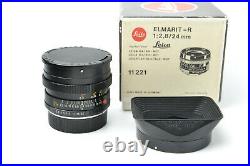 Leica 24mm f2.8 Leitz Wetzlar Elmarit-R Lens 24/2.8 ROM 3 cam Germany S/N3404404