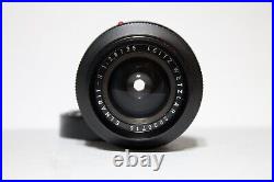 Leica 35mm F/2.8 Elmarit R Prime Lens Leitz Wetzlar With Case