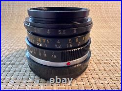 Leica 35mm f/2 summicron 11309 with leitz uva filter excellent