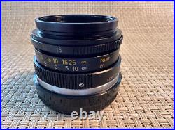 Leica 35mm f/2 summicron 11309 with leitz uva filter excellent