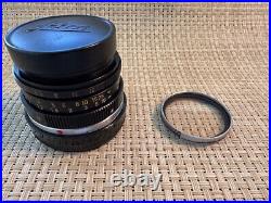 Leica 35mm f/2 summicron 11309 with leitz uva filter excellent