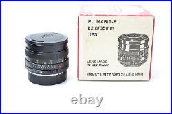 Leica 35mm f2.8 Leitz Elmarit-R Lens 35/2.8 Germany S/N 3360822