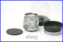 Leica 50mm f1.4 Leitz Summilux-M Lens 50/1.4 E43 Silver Chrome S/N 1758512