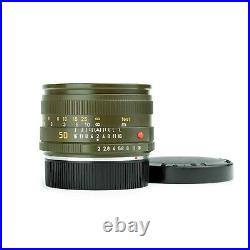 Leica 50mm f2 SUMMICRON-R V2 E55 Leitz Lens Rare Safari Version