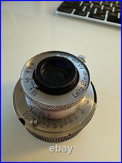 Leica 5cm 50mm f3.5 Leitz Elmar Collapsible Lens For Leica M Cameras