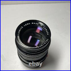 Leica 90mm f2.8 Leitz 11800 Tele-Elmarit-M Lens with Original Box and B&W Filter