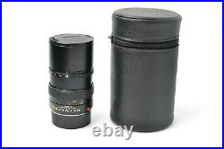 Leica 90mm f2.8 Leitz Wetzlar Elmarit-M Lens 90/2.8 E46 Black S/N 3768219