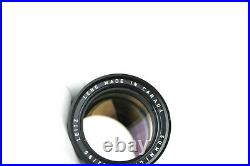 Leica 90mm f2 Leitz Summicron-M Lens Canada 90/2 S/N 2814304
