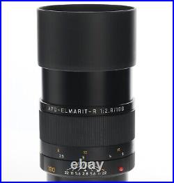Leica APO 180mm f/2.8 E 67 Elmarit R Lens Manual Focus & Leitz E67 UVa Filter VG