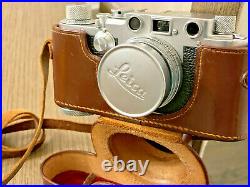 Leica D. R. P Ernst Leitz Wetzlar 35mm Camera Body with Summitar f=5 cm 12 Lens