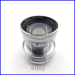 Leica Earnst Leitz Wetzlar Summitar 50mm 5cm f2.2-12.5 LTM with mount, lens cap