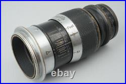 Leica Ernst Leitz Wetzlar Elmar 9cm 90mm f/4 F4 Lens Black, M39 L39 Mount