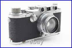 Leica Ernst Leitz Wetzlar IIIc Rangefinder Film Camera Summar 5cm F2 Lens 1950