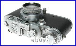 Leica III Chrome RF camera Leitz Summar 5cm 12 lens 2/50mm Xtras