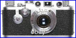 Leica IIIf self timer 5x LTM lenses case kit accessories 35mm film Leitz camera