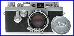 Leica IIIg rangefinder Leitz Summicron 2/50 Collapsible lens