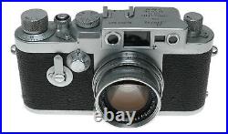 Leica IIIg rangefinder Leitz Summicron 2/50 Collapsible lens