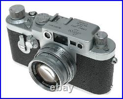 Leica IIIg rangefinder Leitz Summicron 2/50 Collapsible lens