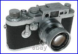 Leica IIIg rangefinder Leitz Summicron 2/50 Collapsible lens