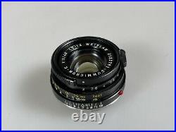 Leica LEITZ WETZLAR SUMMICRON C 40mm f2 M Mount