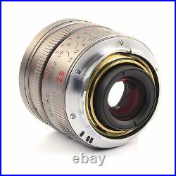 Leica Leitz 28mm F2 Summicron-m + 50mm F2 Apo-summicron-m Asph Titanium #1701