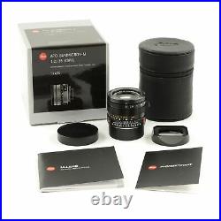 Leica Leitz 35mm F2 Apo-summicron-m + Box 11699 #3382