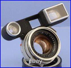 Leica Leitz 35mm Summilux 1st Version Steel Rim M3 11870 Lens +eyes Late# Clean