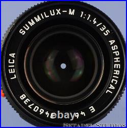 Leica Leitz 35mm Summilux-m F1.4 Double Aa Aspherical 11873 Lens +shade +box Wow