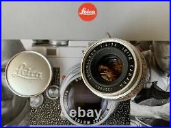 Leica Leitz 35mm f/2 Summicron M Chrome Lens Canada 8 Elements 1959 SAWOM RARE