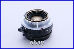 Leica Leitz 35mm f2 Summicron-M black wide angle lens. 3rd version. M6, M9, M240