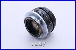 Leica Leitz 35mm f2 Summicron-M black wide angle lens. 3rd version. M6, M9, M240