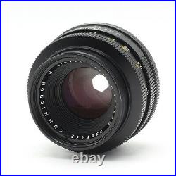 Leica Leitz 50mm F/. 2 Summicron-R 2-Cam Manual Focus Lens