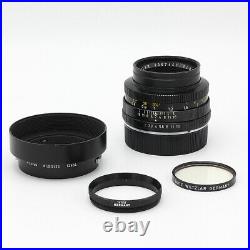 Leica Leitz 50mm F/. 2 Summicron-R 2-Cam Manual Focus Lens