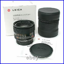 Leica Leitz 50mm F1.4 Summilux-r E60 Rom + Box 11344 #549