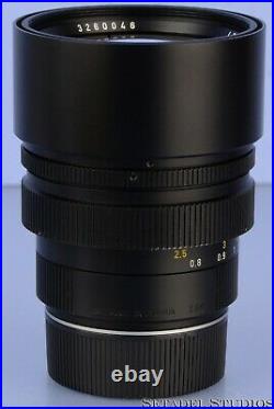 Leica Leitz 75mm Summilux-m 11815 F1.4 Canada Lens +caps +box Clean Nice