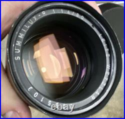 Leica Leitz 80mm F1.4 Summilux-R E67 Germany 3055105