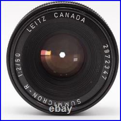 Leica Leitz Canada Summicron-R 50mm F/2 3 Cam Lens from Japan Excellent+5