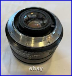Leica Leitz Canada Summicron-R 50mm f/2 R Lens