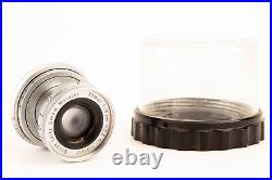 Leica Leitz Elmar 5cm 50mm f/2.8 Rangefinder Lens in Case for M Mount V29