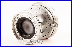 Leica Leitz Elmar 5cm 50mm f/2.8 Rangefinder Lens in Case for M Mount V29