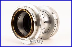 Leica Leitz Elmar 5cm 50mm f/2.8 Rangefinder Lens in Case for M Mount V29