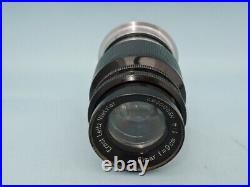 Leica Leitz Elmar 90mm F/4 Lens for Leica L39 WithRear cap Excellent from Japan