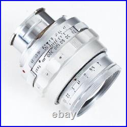 Leica Leitz Elmar 9cm (90mm) f/4 Collapsible M Mount Lens (#1504)
