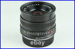 Leica Leitz Elmarit-R 35mm F/2.8 3-Cam Lens for Leica R #25340 G3