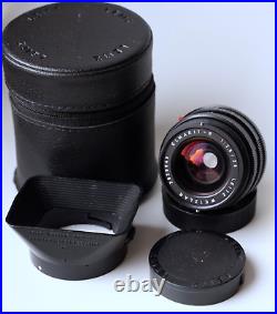 Leica Leitz Elmarit-R f/2.8 28mm Lens 3 Cam SLR Leica-R mount
