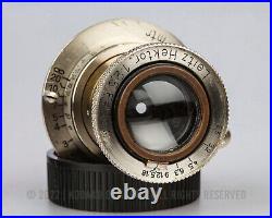 Leica Leitz Hektor 50mm 5cm F2.5 non serial Lens Nickel L39 1928 TESTED