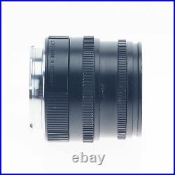 Leica Leitz M 50mm F2 6-Bit E39 Summicron Standard Rangefinder Lens Black 11826