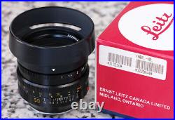 Leica / Leitz Noctilux-M 50mm F1 VII E60 La Collectible (Yr. 1982-Canada)