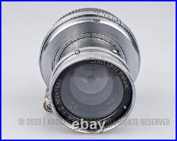Leica Leitz Summar 50mm 5cm F2 Lens chrome L39 LTM collapsibe + Filter TESTED